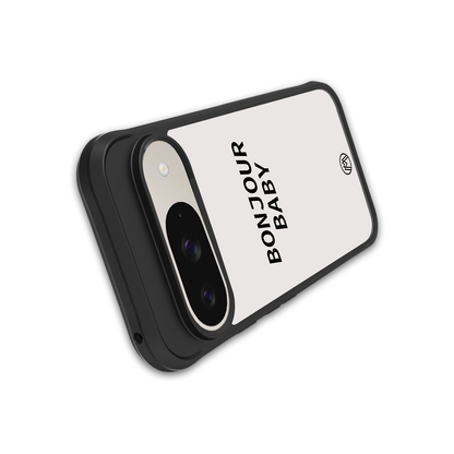 bonjour baby back phone cover | glass case for google pixel 9