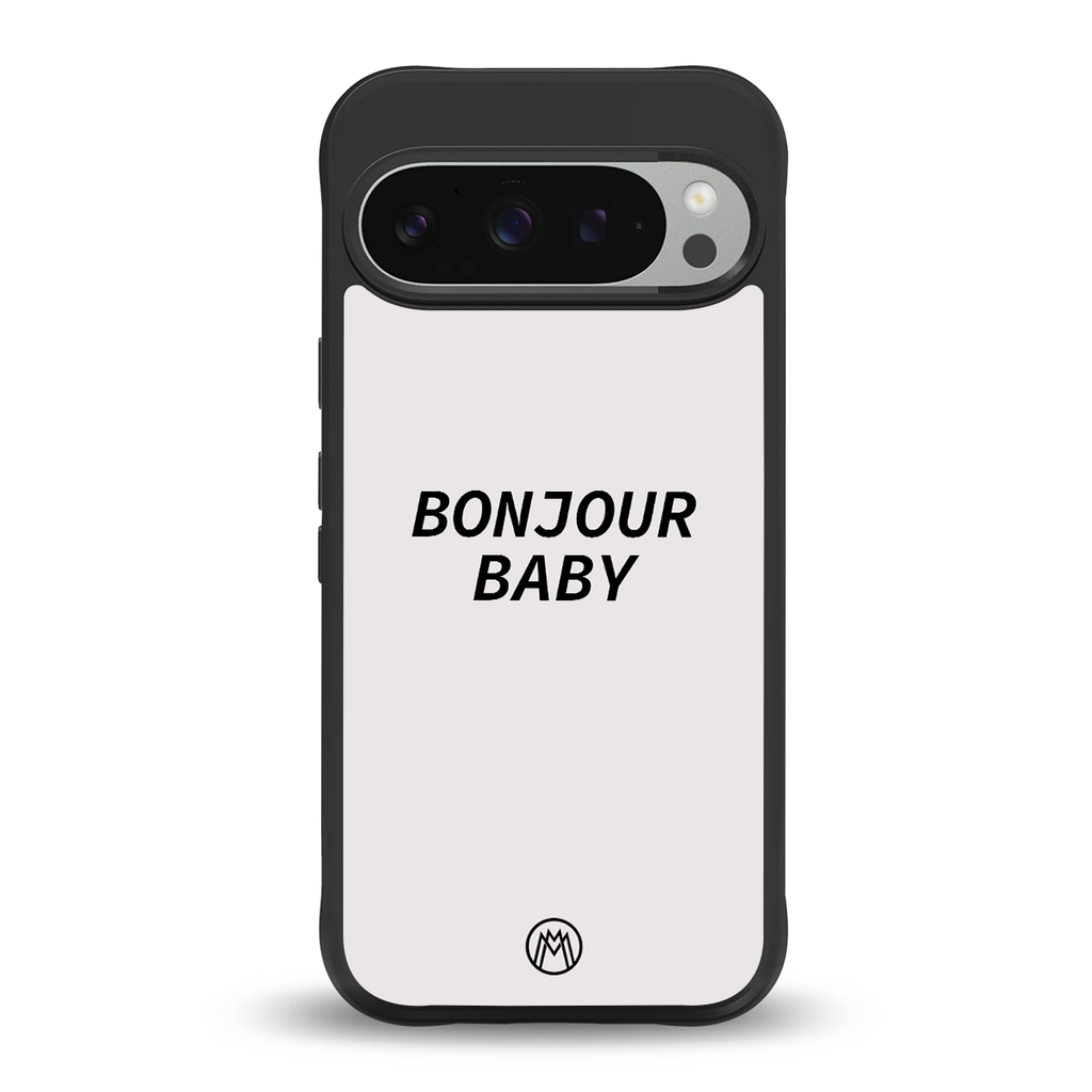 bonjour baby back phone cover | glass case for google pixel 9 pro