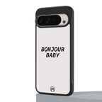 bonjour baby back phone cover | glass case for google pixel 9 pro