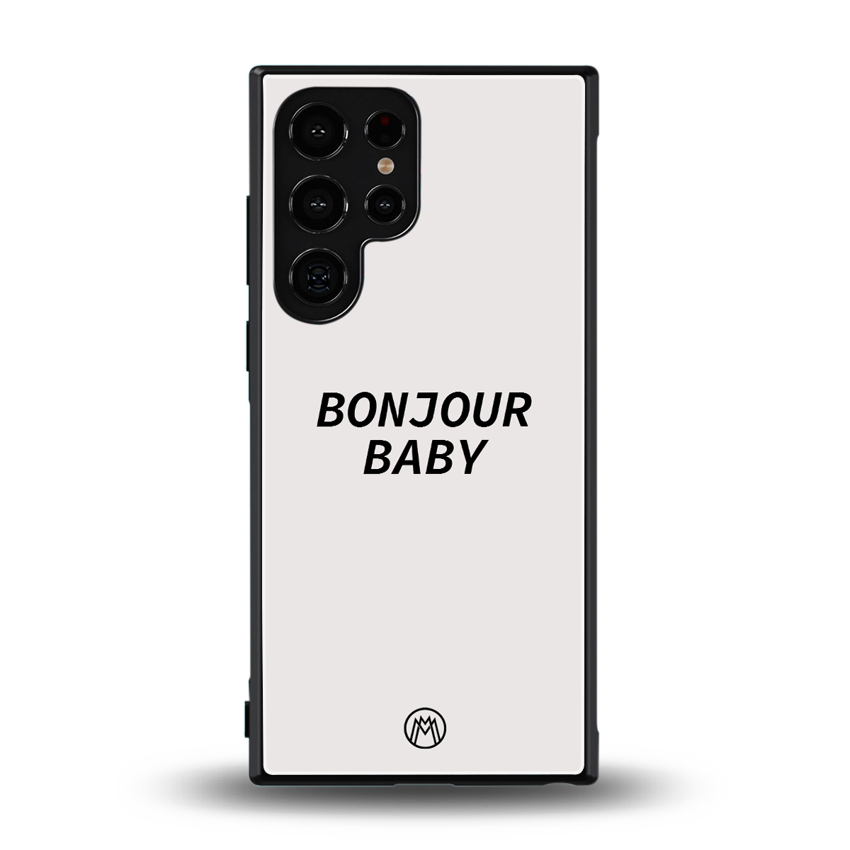 bonjour baby back phone cover | glass case for samsung galaxy s24 ultra