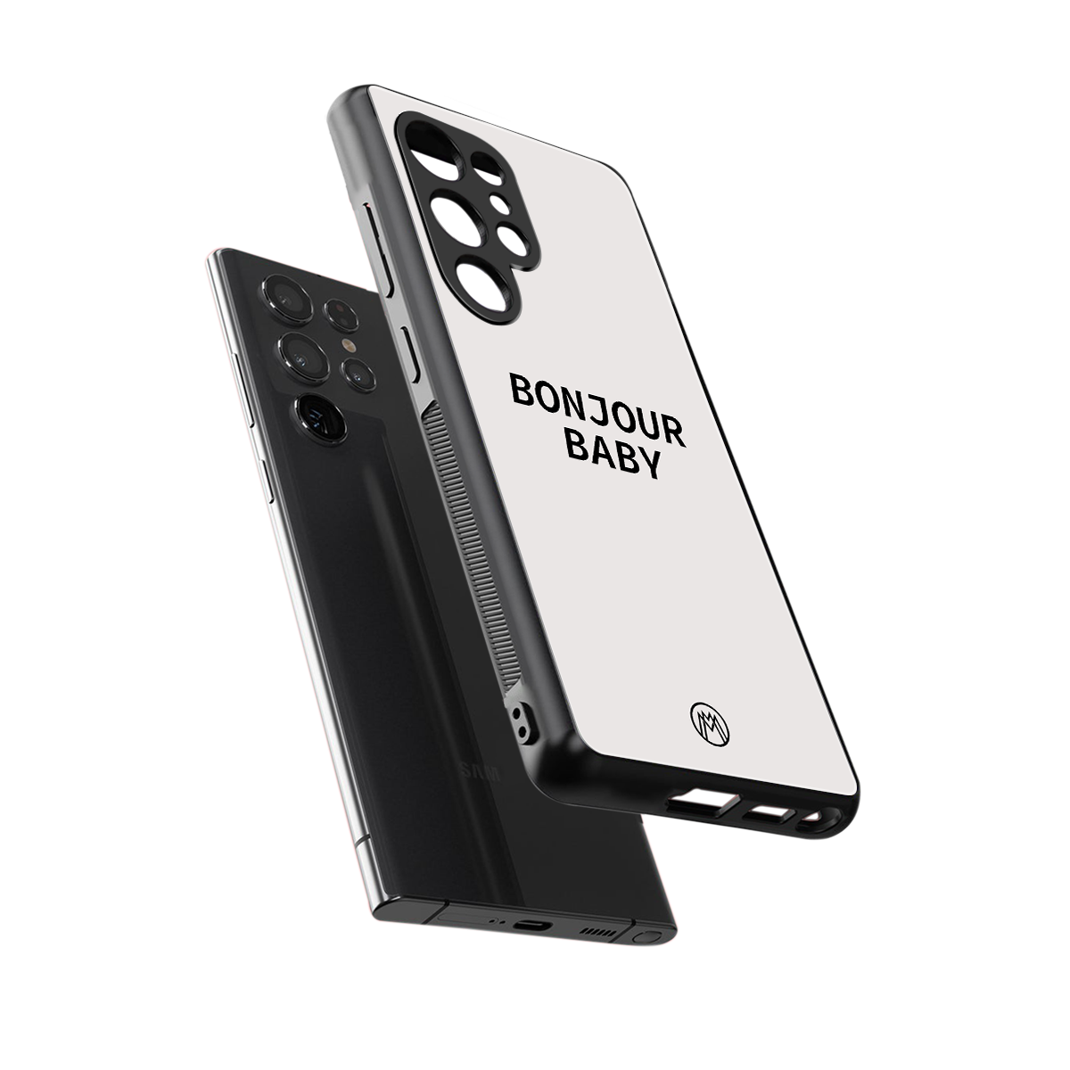 bonjour baby back phone cover | glass case for samsung galaxy s25 ultra