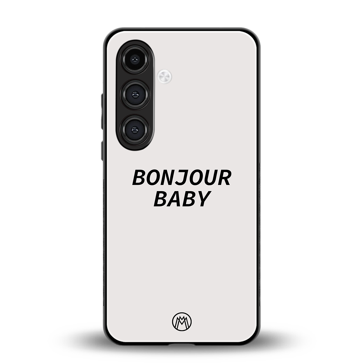 bonjour baby back phone cover | glass case for samsung galaxy s25 plus