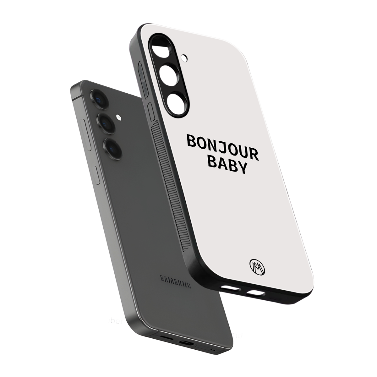 bonjour baby back phone cover | glass case for samsung galaxy s24 plus