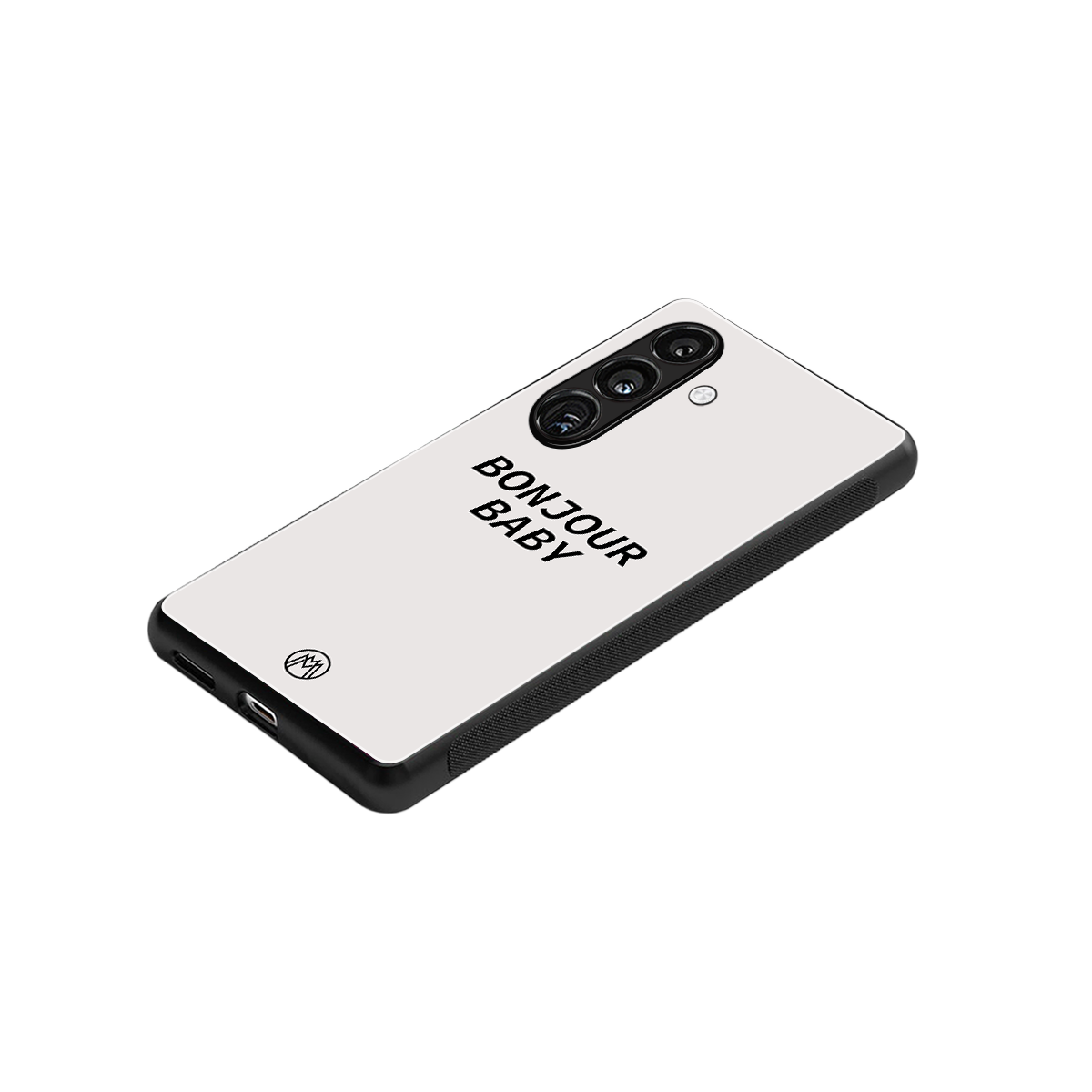 bonjour baby back phone cover | glass case for samsung galaxy s23