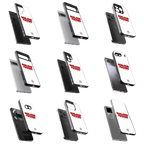 Durable Glass Back Mobile Case for iPhone, Samsung, OnePlus, Google Pixel, Redmi, Vivo, Oppo