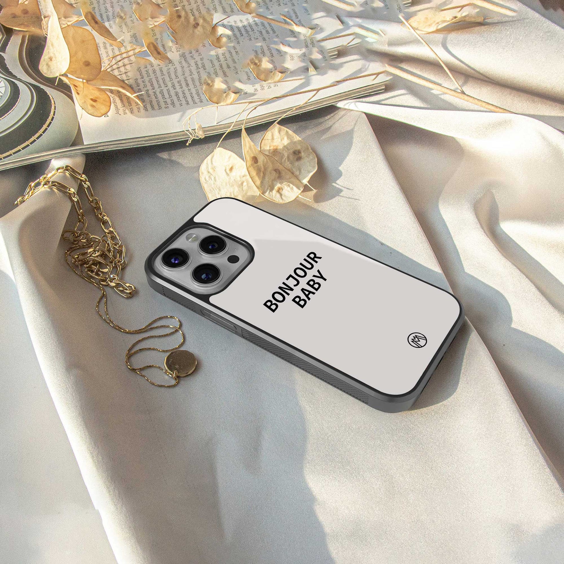 bonjour baby back phone cover | glass case for samsung galaxy s24 ultra