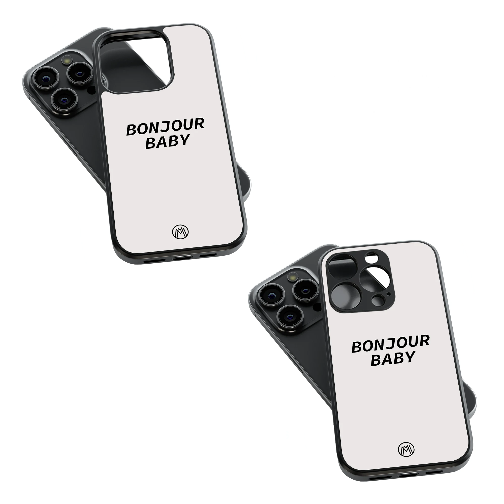 Trendy Glass Back Mobile Case for iPhone, Samsung, Redmi, OnePlus, Google Pixel, Motorola