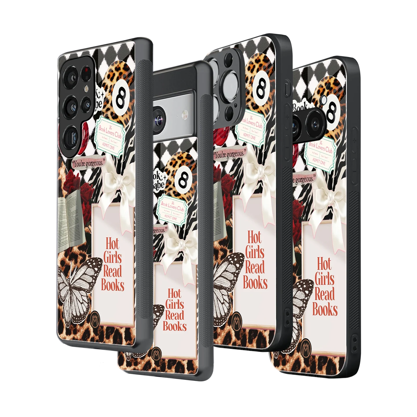 Stylish Glass Back Case for All Smartphones iPhone, Samsung, OnePlus, Pixel, Redmi, Oppo, Vivo, Motorola