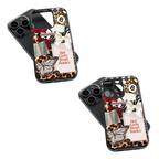 Trendy Glass Back Mobile Case for iPhone, Samsung, Redmi, OnePlus, Google Pixel, Motorola