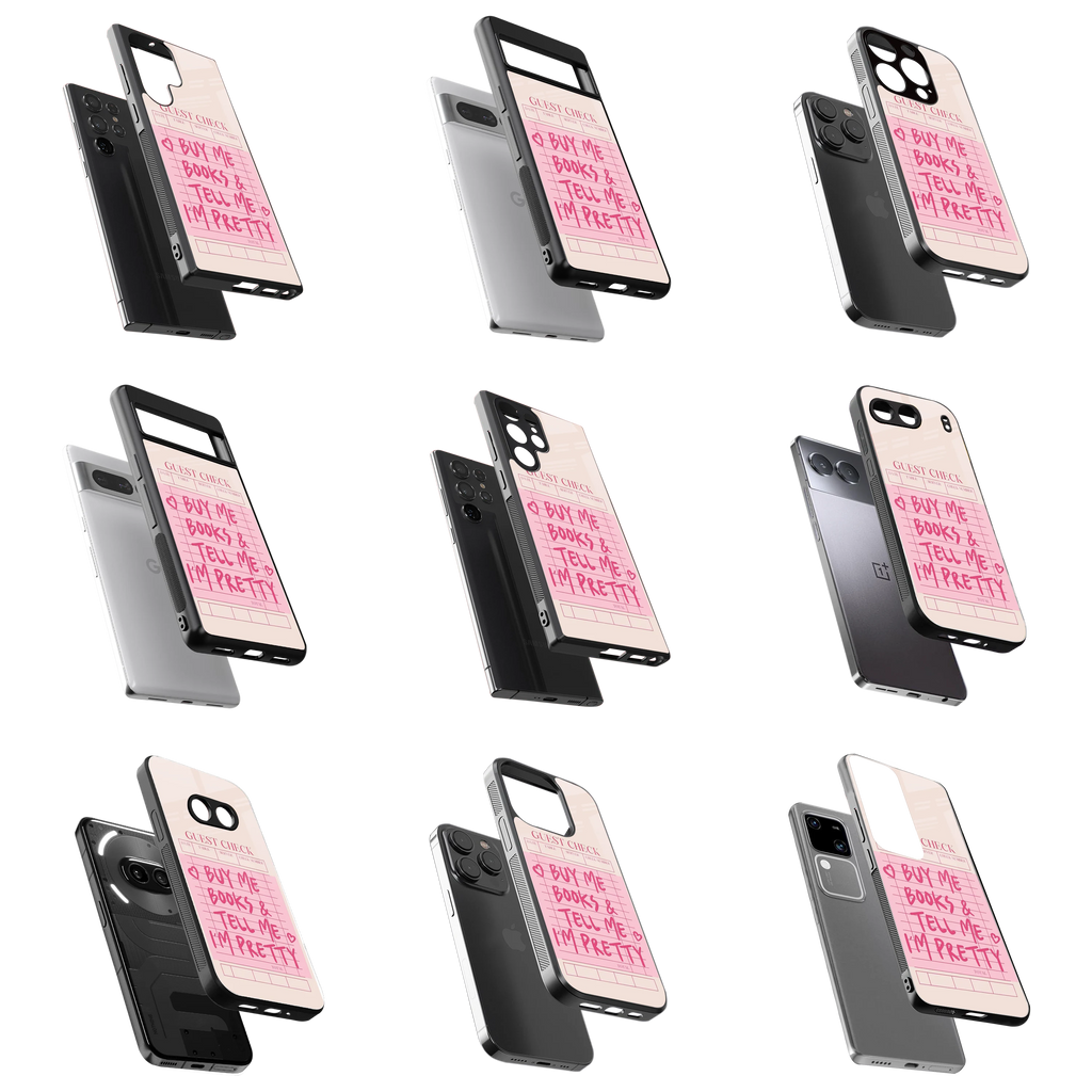 Durable Glass Back Mobile Case for iPhone, Samsung, OnePlus, Google Pixel, Redmi, Vivo, Oppo