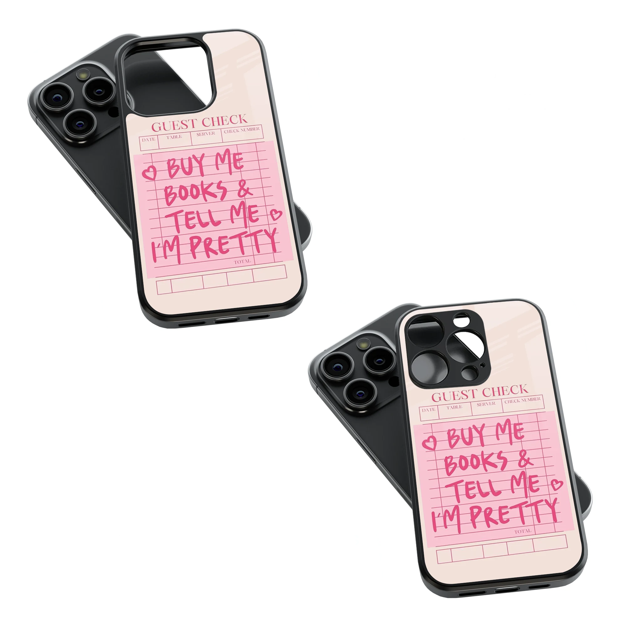 Trendy Glass Back Mobile Case for iPhone, Samsung, Redmi, OnePlus, Google Pixel, Motorola
