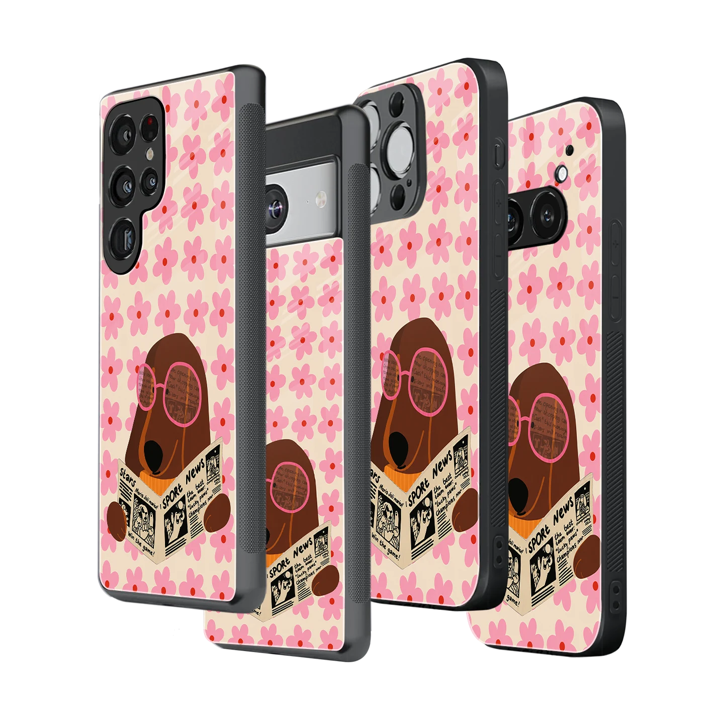 Stylish Glass Back Case for All Smartphones iPhone, Samsung, OnePlus, Pixel, Redmi, Oppo, Vivo, Motorola