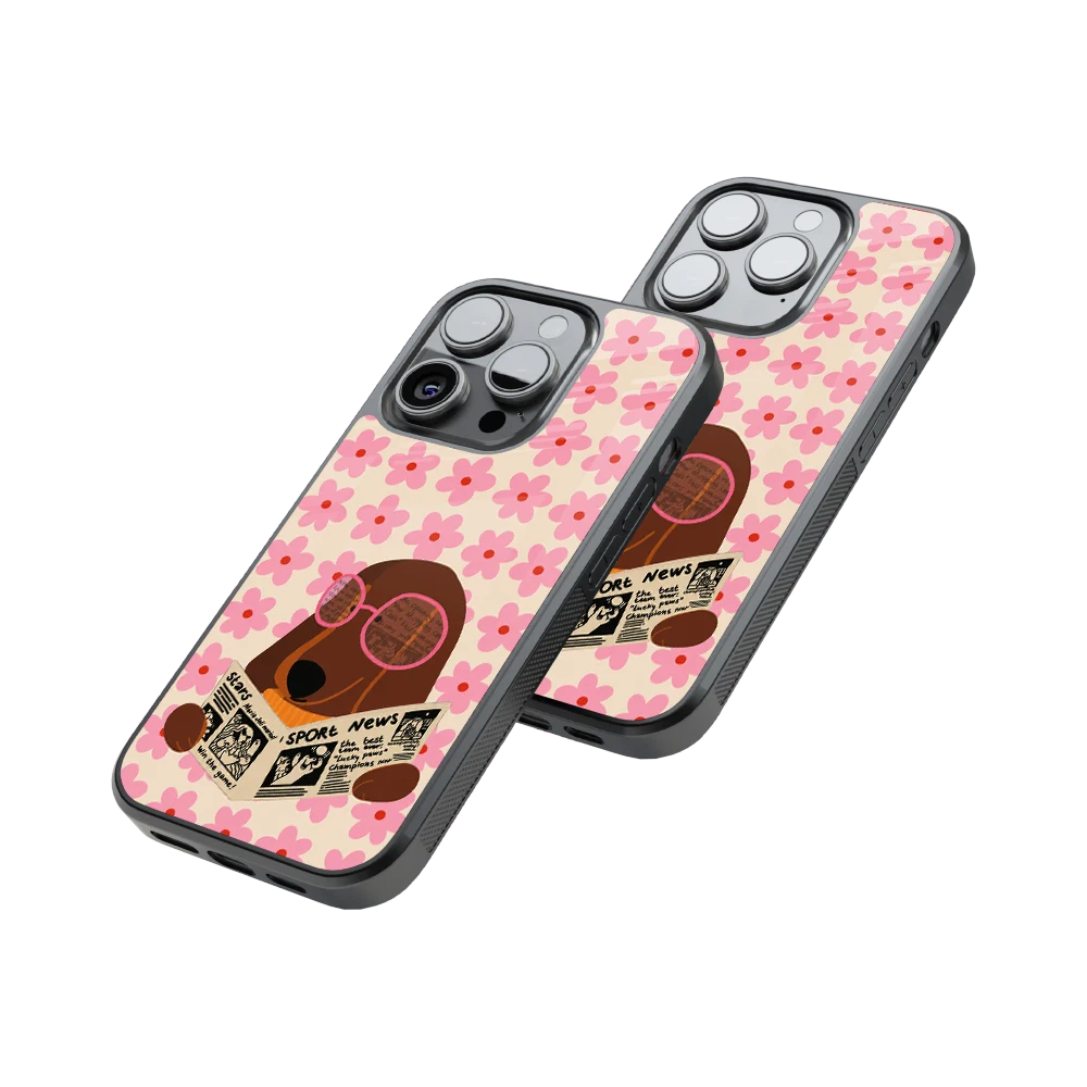 Protective Glass Back Phone Case Compatible with iPhone, Samsung, OnePlus, Pixel & More