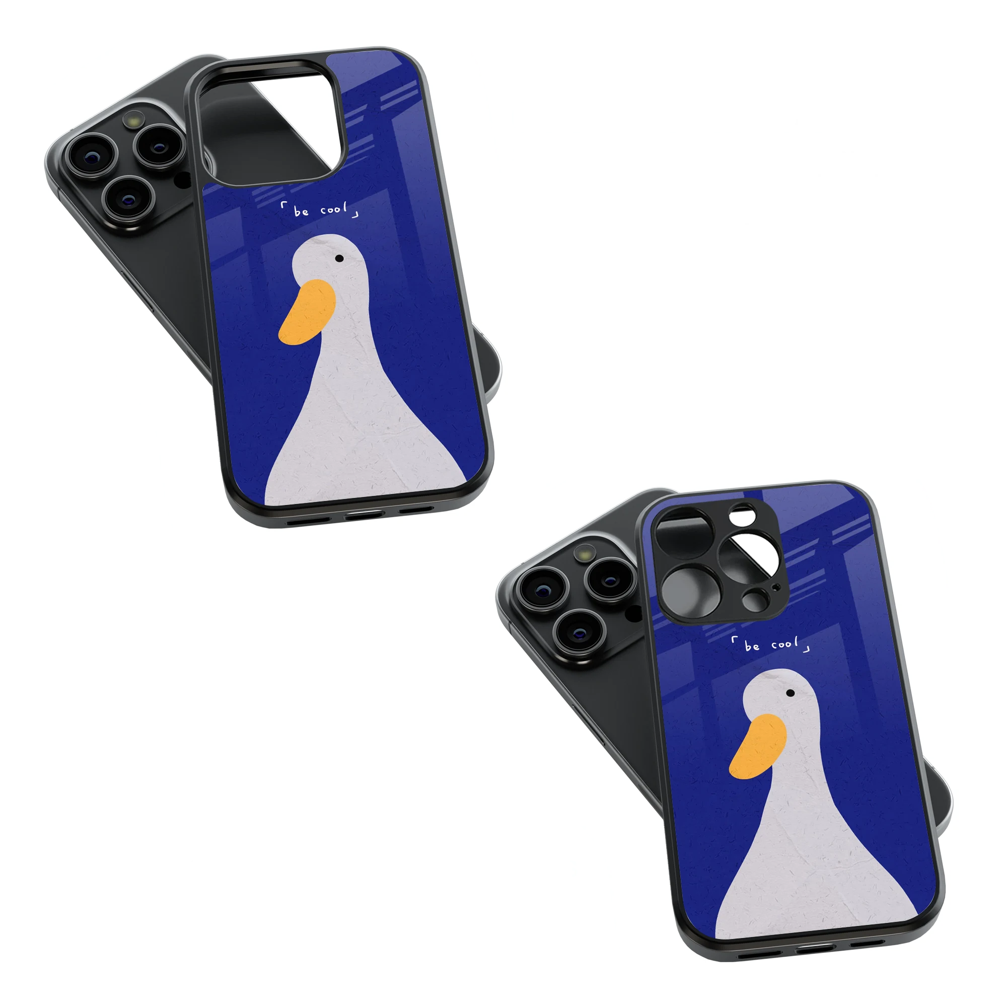 Trendy Glass Back Mobile Case for iPhone, Samsung, Redmi, OnePlus, Google Pixel, Motorola