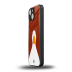 boring goose back phone cover | glass case for iphone 13 mini