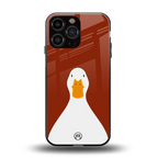 boring goose back phone cover | glass case for iphone 13 pro max