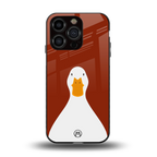 boring goose back phone cover | glass case for iphone 13 pro