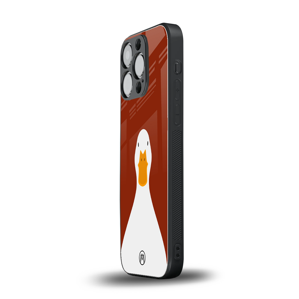 boring goose back phone cover | glass case for iphone 13 pro