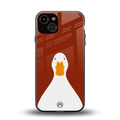 boring goose back phone cover | glass case for iphone 13