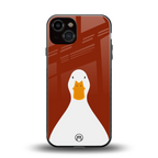 boring goose back phone cover | glass case for iphone 13