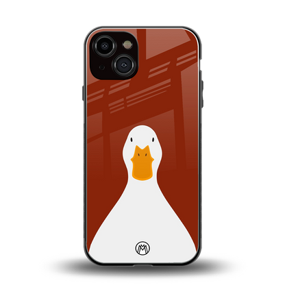 boring goose back phone cover | glass case for iphone 13