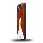 boring goose back phone cover | glass case for iphone 15
