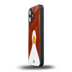 boring goose back phone cover | glass case for iphone 16