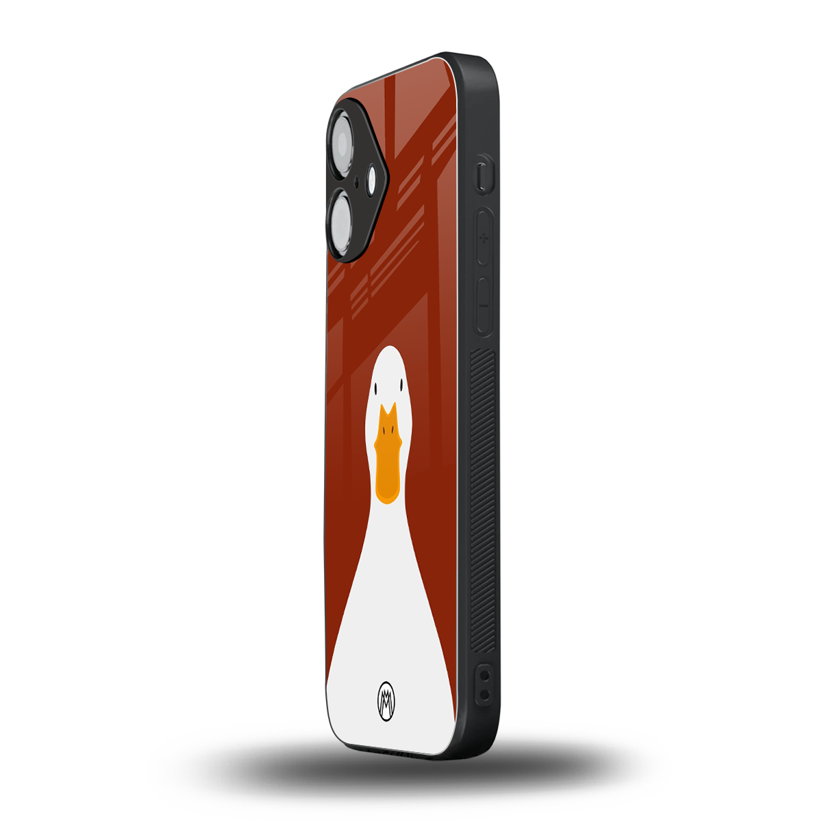 boring goose back phone cover | glass case for iphone 16