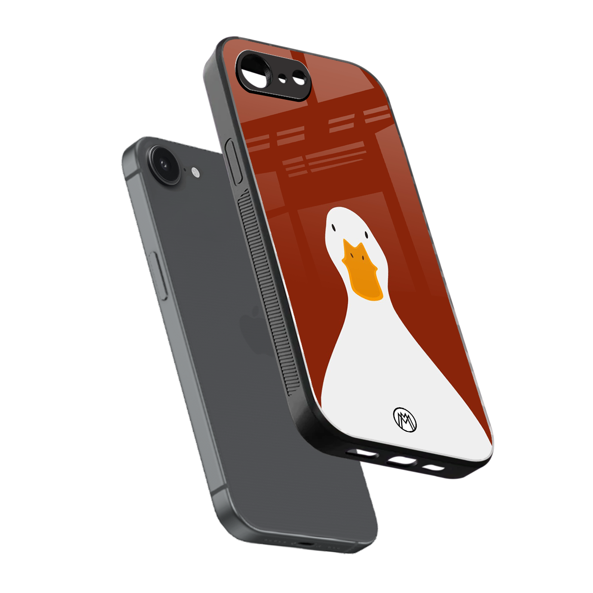 boring goose back phone cover | glass case for iphone 16e