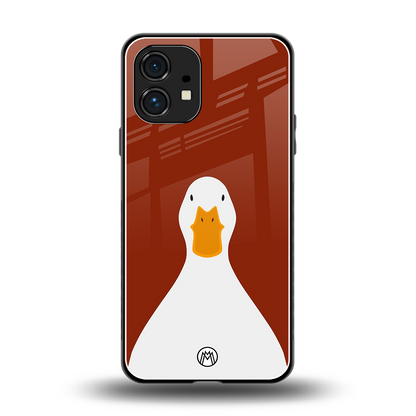 boring goose back phone cover | glass case for nothing phone 1