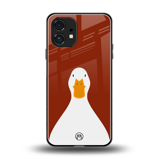 boring goose back phone cover | glass case for nothing phone 1