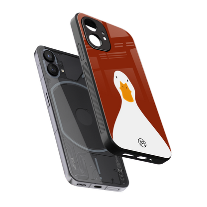 boring goose back phone cover | glass case for nothing phone 1