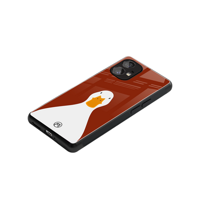 boring goose back phone cover | glass case for nothing phone 1