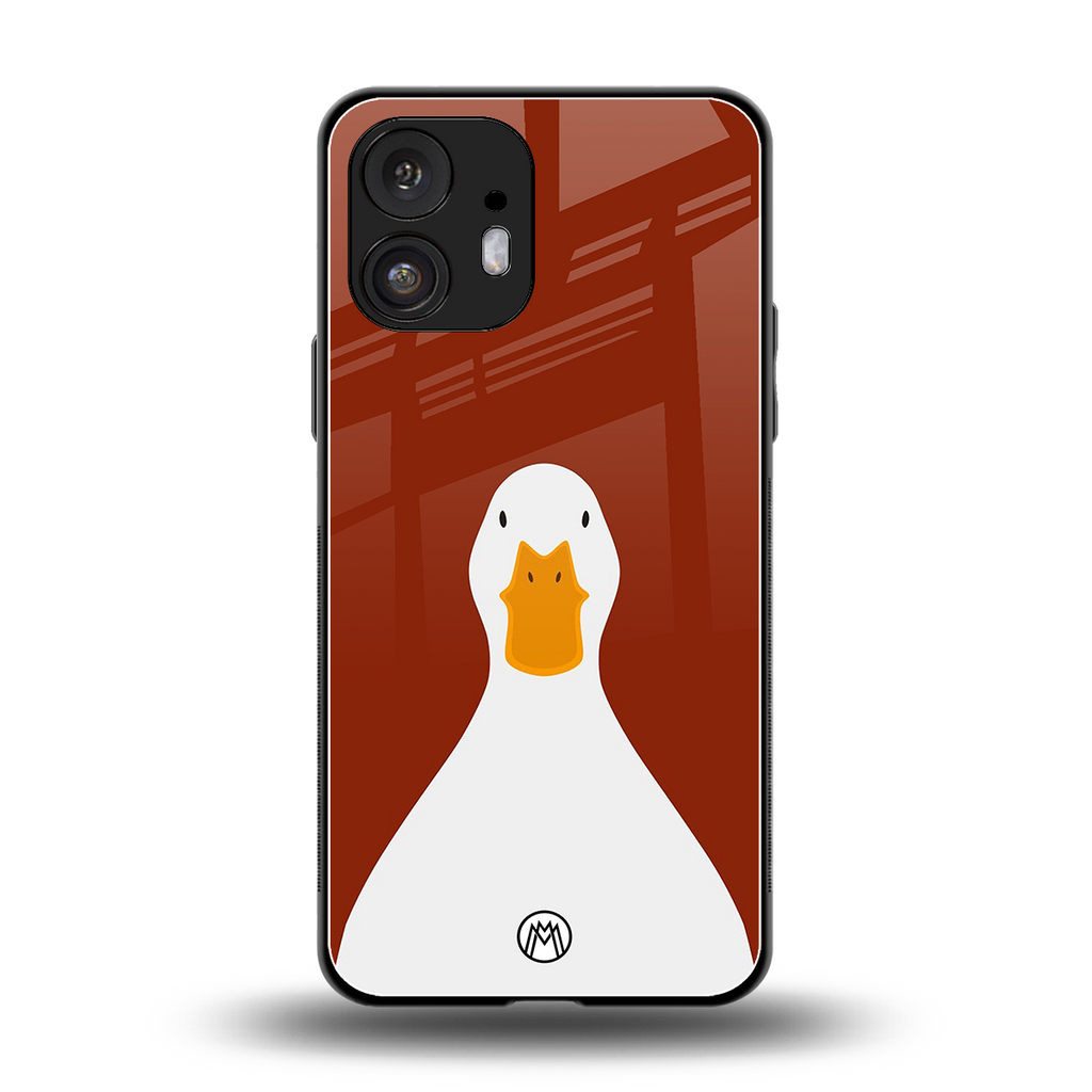 boring goose back phone cover | glass case for nothing phone 2
