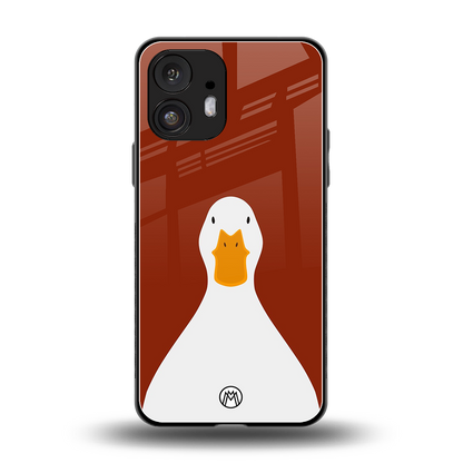 boring goose back phone cover | glass case for nothing phone 2