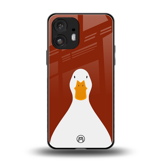 boring goose back phone cover | glass case for nothing phone 2