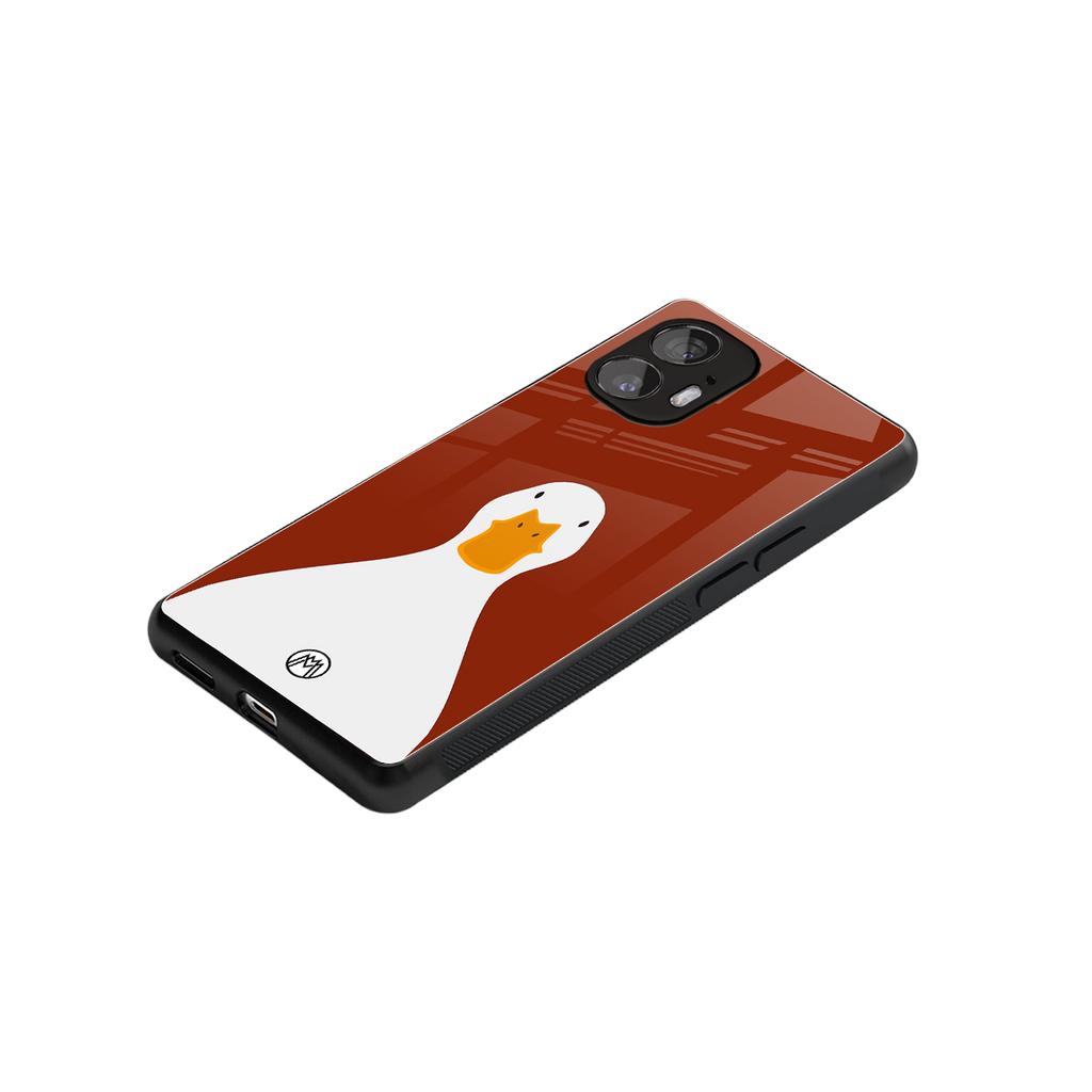 boring goose back phone cover | glass case for nothing phone 2