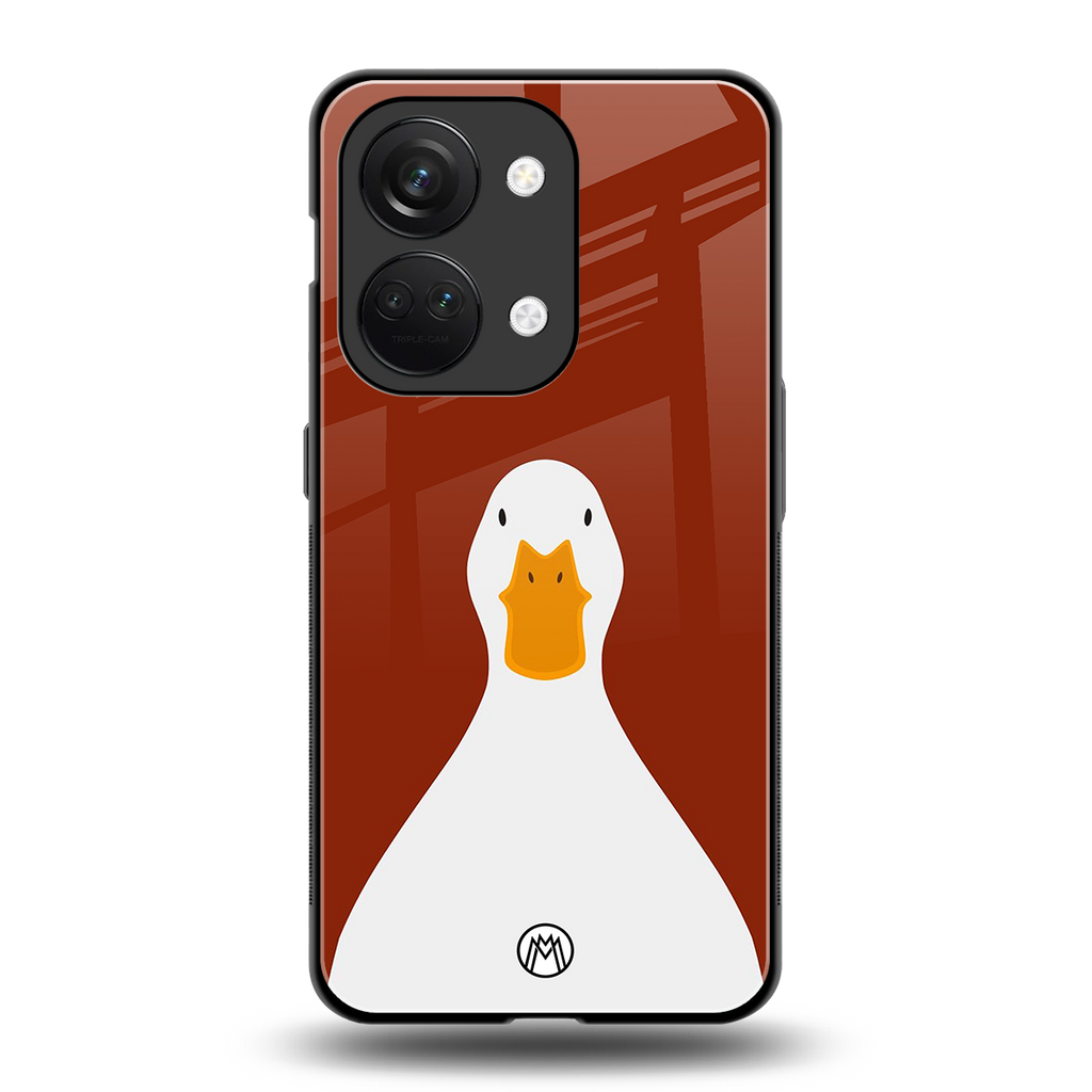 boring goose back phone cover | glass case for oneplus nord 3