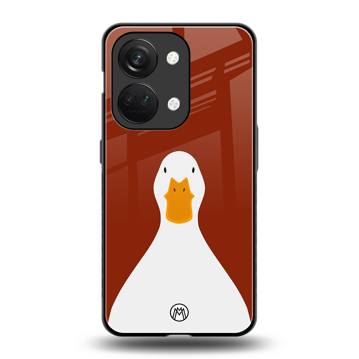 boring goose back phone cover | glass case for oneplus nord 3