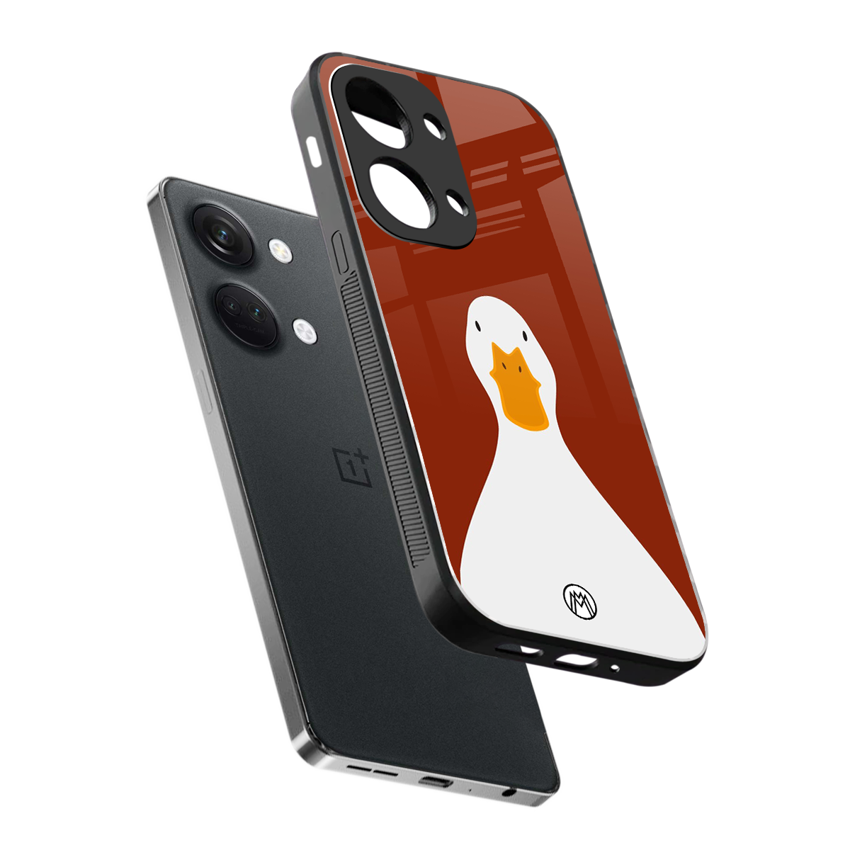 boring goose back phone cover | glass case for oneplus nord 3