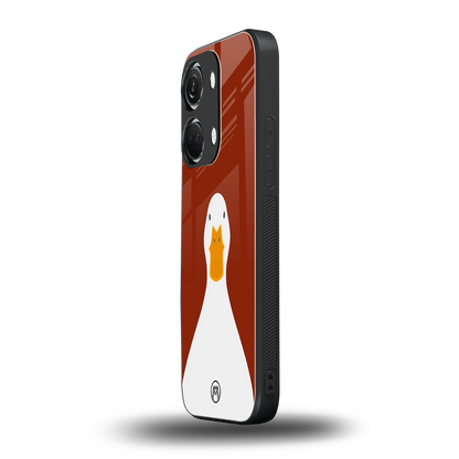 boring goose back phone cover | glass case for oneplus nord 3
