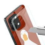 boring goose back phone cover | glass case for oneplus nord 3