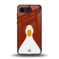 boring goose back phone cover | glass case for oneplus nord 4