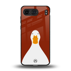boring goose back phone cover | glass case for oneplus nord 4