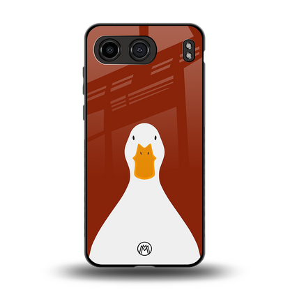 boring goose back phone cover | glass case for oneplus nord 4