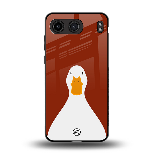 boring goose back phone cover | glass case for oneplus nord 4