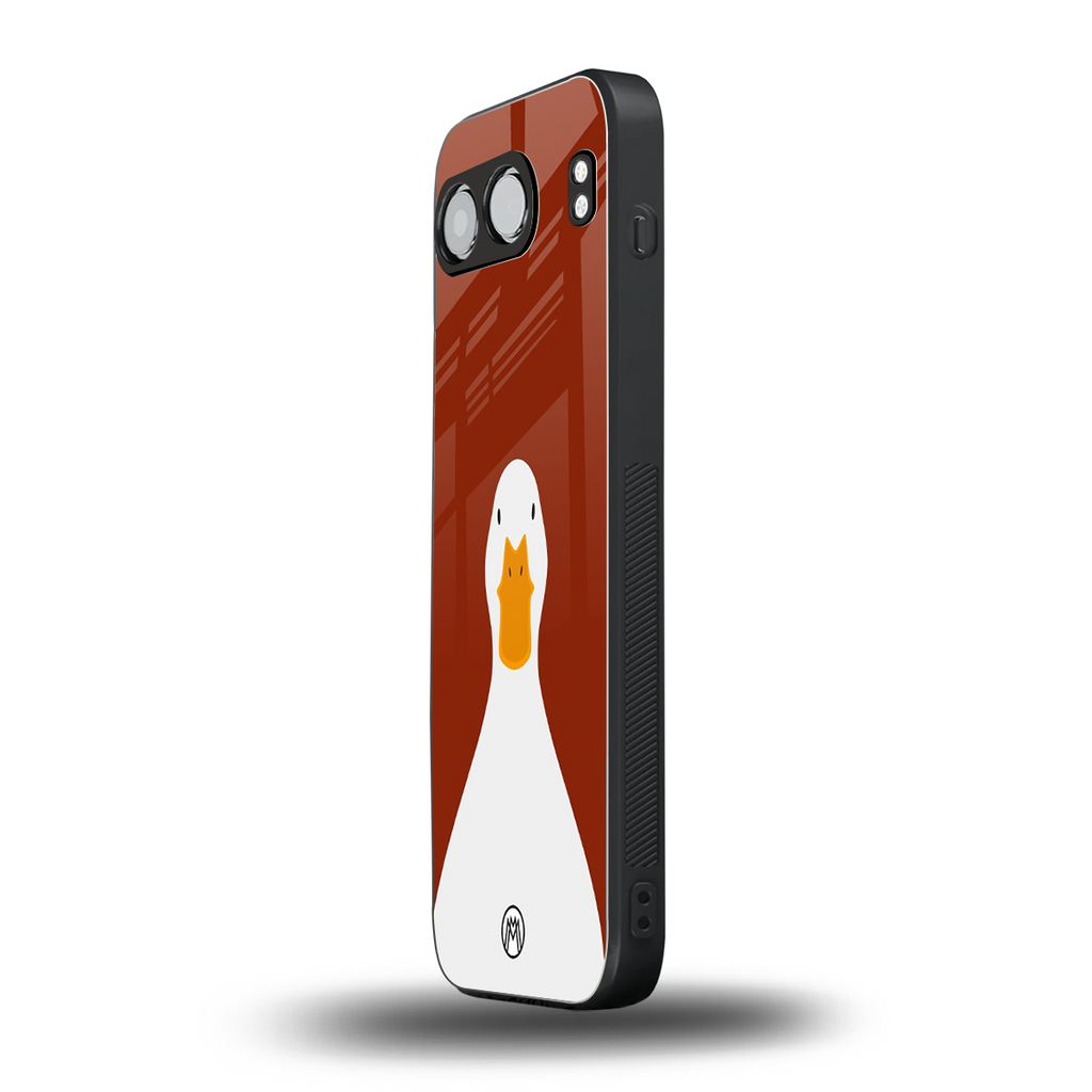 boring goose back phone cover | glass case for oneplus nord 4