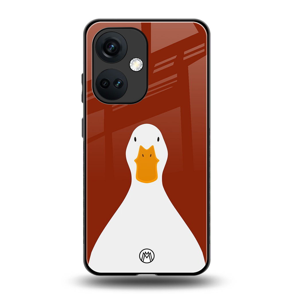 boring goose back phone cover | glass case for oneplus nord ce 3