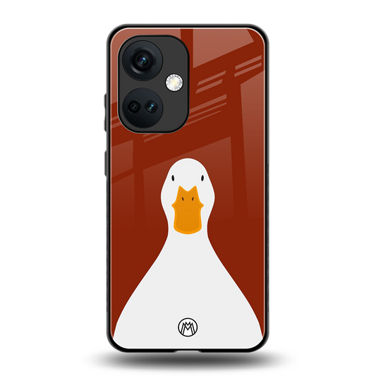 boring goose back phone cover | glass case for oneplus nord ce 3