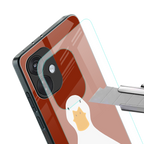 boring goose back phone cover | glass case for oneplus nord ce 3